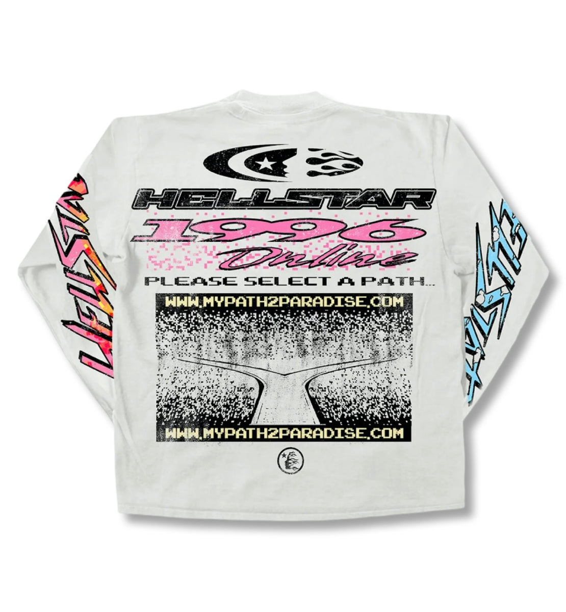 hellstar tシャツ　新品未使用mサイズ Hellstar Herren Damen Retro Y2K Drucken T-Shirts Straße Mode Hip