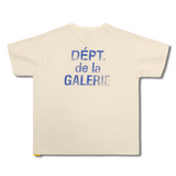 Gallery Dept. French T-Shirt Cream/Blue