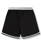 Rhude Court Logo Shorts Black/White