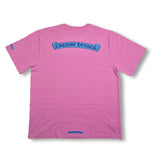 Chrome Hearts Scroll Logo T-Shirt Pink