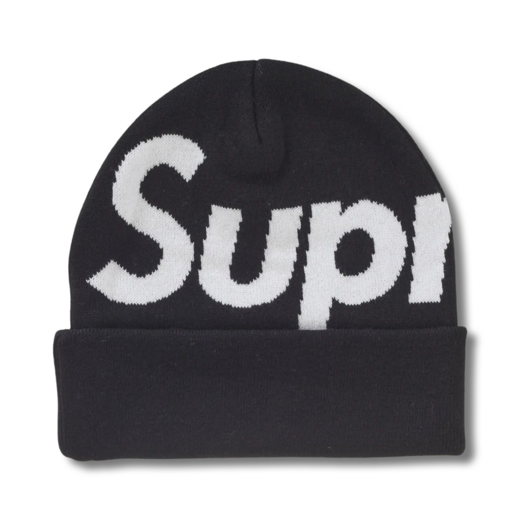 Supreme Bandana Big Logo Beanie Black RARESOLE