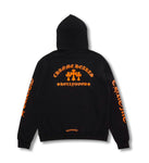 Chrome Hearts Triple Cross Hoodie Black/Orange