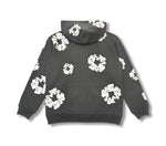 Denim Tears x Rhinestone Zip Hoodie Vintage Black