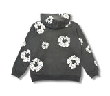 Denim Tears x Rhinestone Zip Hoodie Vintage Black