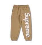 Supreme Satin Applique Sweatpant Light Tan
