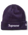 Supreme New Era Box Logo Beanie (FW23) Dark Purple