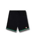 Casablanca Tennis Crochet Shorts Green/Black