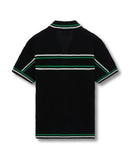 Casablanca Tennis Crochet T-Shirt Green/Black