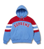 Supreme Filled Zip Up Hoodie Light Blue
