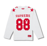 Supreme Playboy Football Longsleeve White