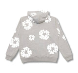 Denim Tears Zip Hoodie Grey