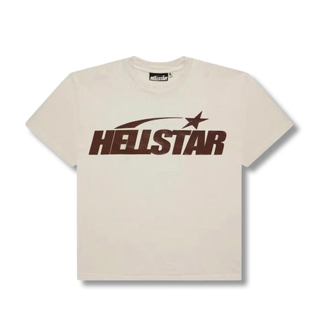 Hellstar Classic Logo T-Shirt White/Brown