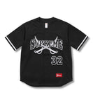 Supreme Swords Baseball Jersey Black
