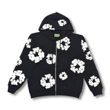 Denim Tears Zip Hoodie Black