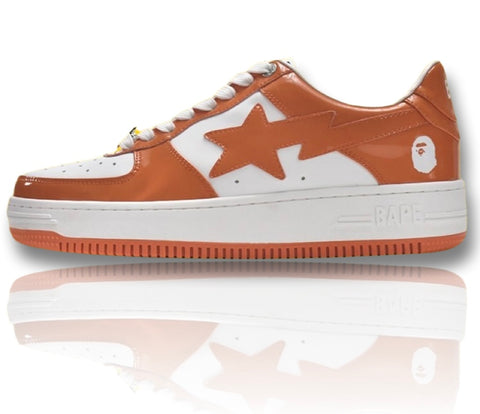 A Bathing Ape Bape Sta Low Orange