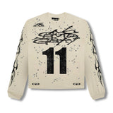 Hellstar Moto 11 Longsleeve White