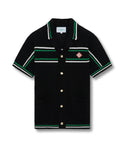 Casablanca Tennis Crochet T-Shirt Green/Black