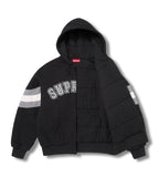 Supreme Filled Zip Up Hoodie Black