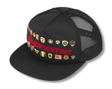 Supreme Pins Mesh back 5-Panel Cap Black