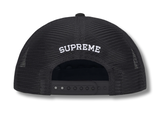 Supreme Pins Mesh back 5-Panel Cap Black