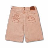 Palace x Evisu Long Denim Short Pink Wash