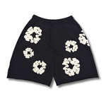Denim Tears The Cotton Wreath Shorts Black