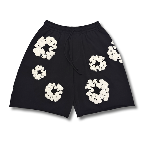 Denim Tears The Cotton Wreath Shorts Black