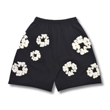 Denim Tears The Cotton Wreath Shorts Black