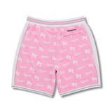 Supreme Mitchell & Ness Monogram Basketball Short Pink