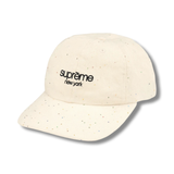 Supreme Sequin Denim Classic Logo 6-Panel Natural