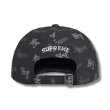 Supreme Monogram 6-Panel Black