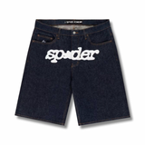 Sp5der V3 Denim Shorts Indigoblue