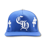 Chrome Hearts Cross Patch Hat Blue
