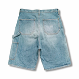 Kapital Studs Remake Denim Shorts Blue