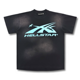 Hellstar Classic Logo T-Shirt Tiffany/Black