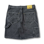 Louis Vuitton Monogram Workwear Denim Shorts Black