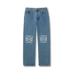 LOEWE Anagram Baggy Jeans Denim Blue