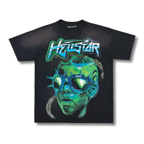 Hellstar The Future T-Shirt Black/Blue