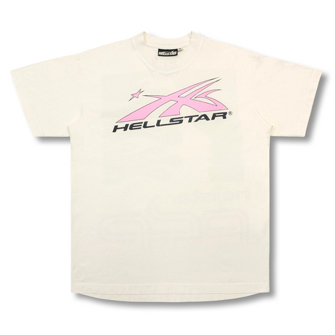 Hellstar Sport Logo T-Shirt White/Pink
