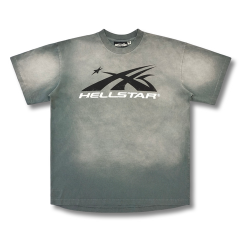Hellstar Sport Logo T-Shirt Grey