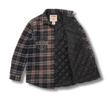 Supreme x True Religion Quilted Lined Plaid Flannel Black