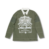 Acne Studios Longsleeve Polo Vintage Green