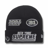 Supreme New Era Football Beanie Black