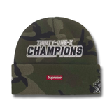 Supreme New Era Football Beanie Woodland Camo