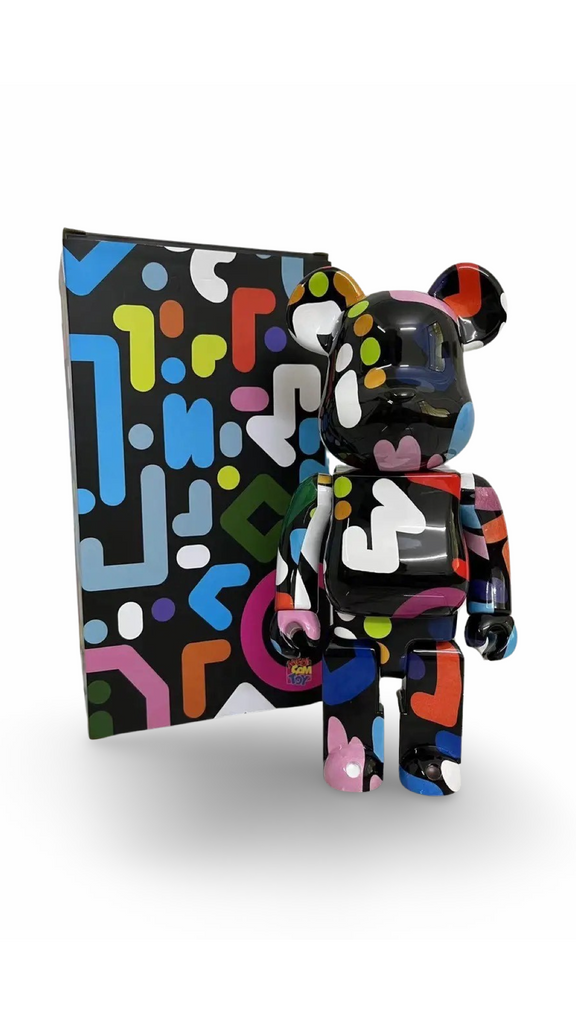 Mô Hình Bearbrick Xlarge X Dface 100% & 400% Black Mô Hình Bearbrick Xlarge X Dface 100% & 400% Black