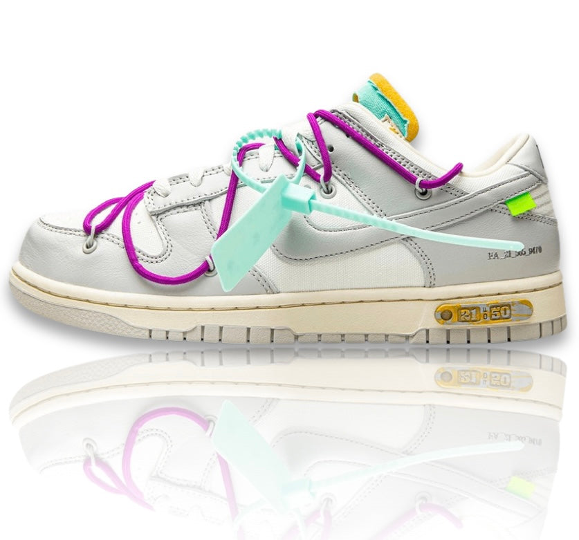 Nike Dunk Low Off-White Lot 21 – RARESOLE