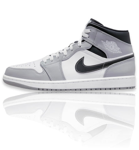 Air Jordan 1 Mid Light Smoke Grey Anthracite