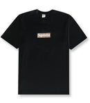 Supreme Burberry Box Logo T-Shirt Black